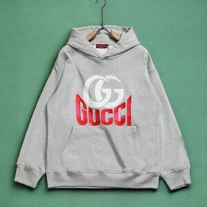Gucci Gray and Red Men's Sweater